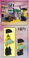 Set LEGO Pirates 1871 Pirate's Cannon