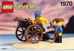 Set LEGO Pirates 1970 Pirates Gun Cart