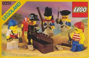 Set LEGO Pirates 6251 Pirate Minifigures