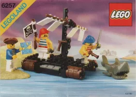 Set LEGO Pirates 6257 Castaway's Raft