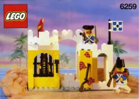 Set LEGO Pirates 6259 Broadside's Brig
