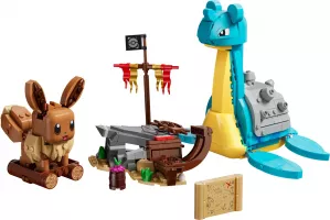 Set LEGO Pokémon 72162 SMART Play: Chasse au trésor d'Évoli et Lokhlass