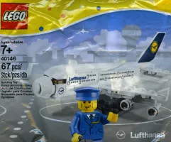 Set LEGO Promotionnel 40146 Lufthansa Plane