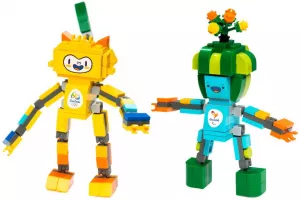 Set LEGO Promotionnel 40225 Rio 2016 Mascots / Mascotes Rio 2016