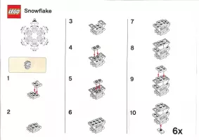 Set LEGO Promotionnel 6349566 Snowflake