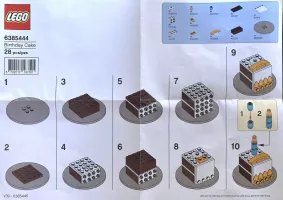 Set LEGO Promotionnel 6385444 Birthday Cake