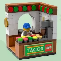 Set LEGO Promotionnel 6469488 Taco stand