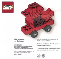 Set LEGO Promotionnel DUCK75 75th Anniversary LEGO Duck on Wheels