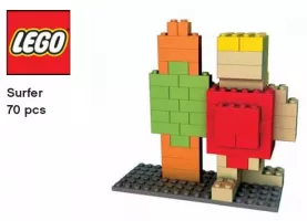 Set LEGO Promotionnel PAB7 Surfer