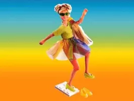 Set LEGO Scala 3106 Marie in Rainbow Skirt