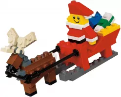 Set  LEGO Saisonnier 40010 Father Christmas with Sledge Building Set