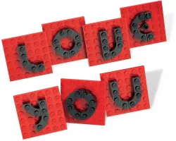Set  LEGO Saisonnier 40016 Valentine Letter Set