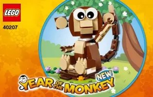 Set  LEGO Saisonnier 40207 Year of the Monkey