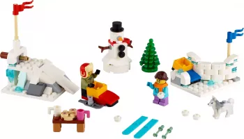 Set  LEGO Saisonnier 40424 Winter Snowball Fight