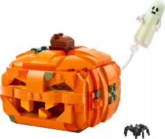 Set LEGO Saisonnier 40872 Lanterne citrouille d'Halloween