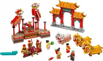 Set  LEGO Saisonnier 80104 Lion Dance