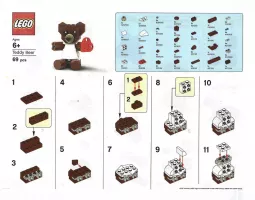 Set  LEGO Saisonnier TEDDY Teddy Bear