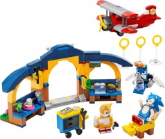 Set LEGO Sonic le hérisson 76991 Tails' Workshop and Tornado Plane