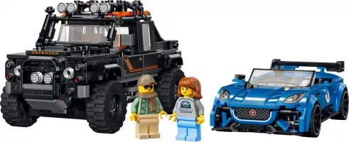 Set  LEGO Speed Champions 77264 Jaguar Project 7 & Land Rover Defender