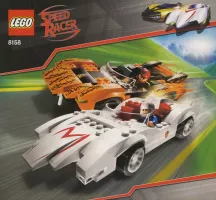 Set LEGO Speed Racer 8158 Speed Racer & Snake Oiler