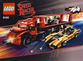Set LEGO Speed Racer 8160 Cruncher Block & Racer X