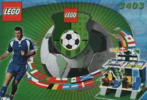 Set LEGO Sports 3403 Fans' Grandstand with Scoreboard