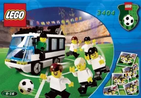 Set LEGO Sports 3404 Black Team Transport (With LEGO Football)