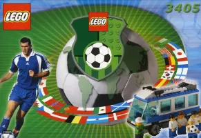 Set LEGO Sports 3405 Blue Team Bus