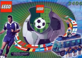 Set LEGO Sports 3406 Americas Team Bus