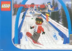Set LEGO Sports 3538 Snowboard Boarder Cross Race