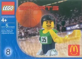 Set LEGO Sports 7918 Basketball Player, Green
