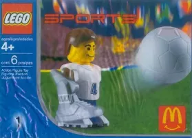 Set LEGO Sports 7923 Football Player, White