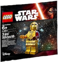 2015 NEW LEGO STAR WARS DARK RED ARM C-3PO FIGURE GIFT BESTPRICE FAST 