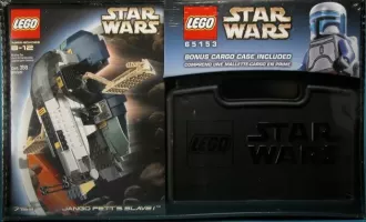 Set LEGO Star Wars 65153 Jango Fett's Slave I with Bonus Cargo Case
