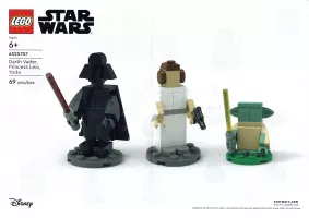 Set  LEGO Star Wars 6525757 Darth Vader, Princess Leia, Yoda