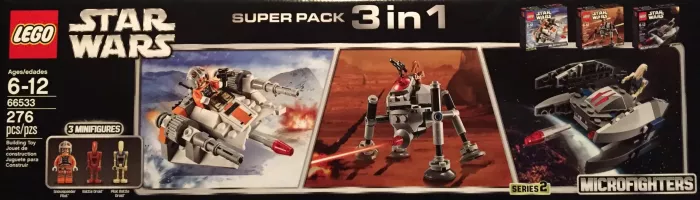 Set LEGO Star Wars 66533 Microfighter 3 in 1 Super Pack