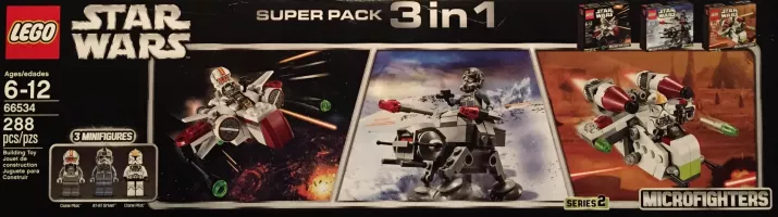 Set LEGO Star Wars 66534 Microfighter 3 in 1 Super Pack