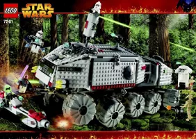 Set LEGO Star Wars 7261 Clone Turbo Tank (non-light-up, 2006 edition)