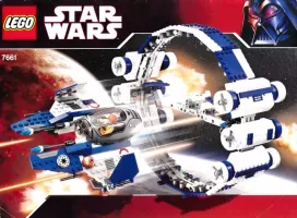 Set LEGO Star Wars 7661 Jedi Starfighter with Hyperdrive Booster Ring