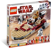 LEGO i LEGO-Set di 4 Piastre NUOVO angolo arrotondato 3 x 3 Tan Star Wars 2015 7-12 