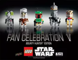 Set LEGO Star Wars CELEBV Fan Celebration V - CubeDude - The Bounty Hunter Edition