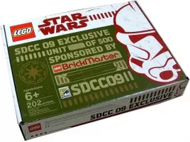 Set  LEGO Star Wars COMCON010 Mini Republic Dropship Mini AT-TE Brickmaster Pack (SDCC 2009 exclusive)