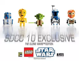 Set LEGO Star Wars COMCON012 San Diego Comic Con 2010 Exclusive - CubeDude - The Clone Wars Edition