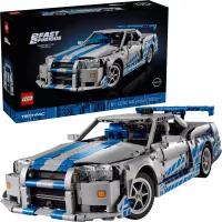 Lego Technic 42210 Voiture Nissan Skyline GT-R (R34) 2 Fast 2 Furious