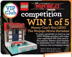 Set LEGO Ninjago, le film DIORAMA Movie diorama