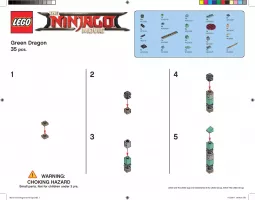 Set LEGO Ninjago, le film GREENDRAGON Green Dragon