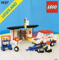 Set LEGO Town 1497 Pitstop and Crew