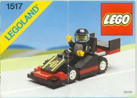 Set LEGO Town 1517 Black Racing Car