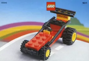 Set LEGO Town 1611 Red Race Car
