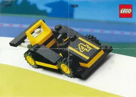 Set LEGO Town 1631 Black Race Car
